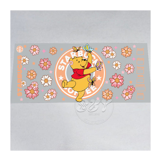 537 STARBUX WINNIE THE POOH  - UVDTF16OZ