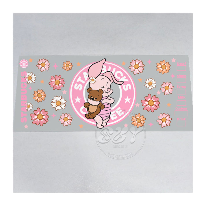 540 STARBUX WINNIE THE POOH PIGLET - UVDTF16OZ