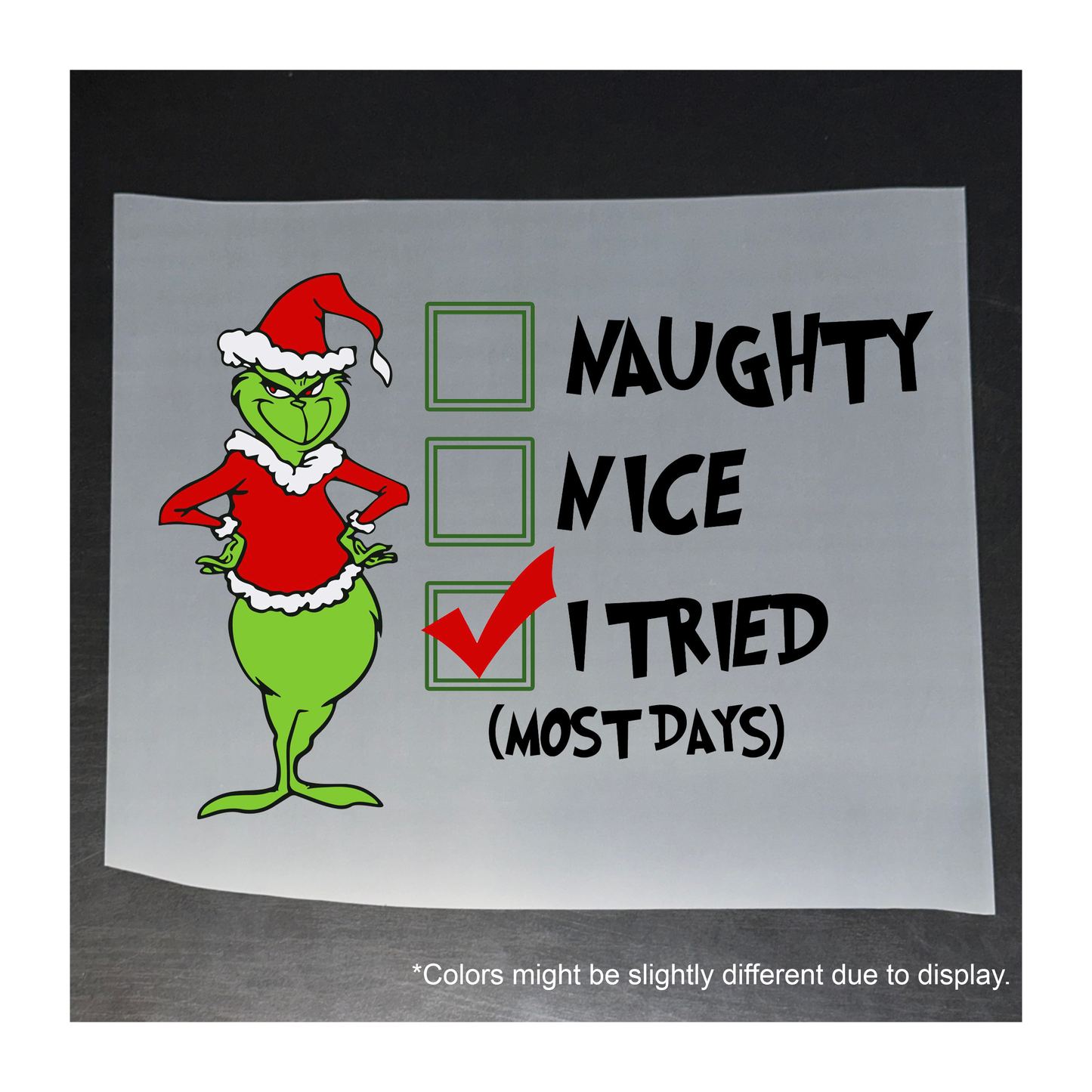 028 GRINCH - CHRISTMAS DTF