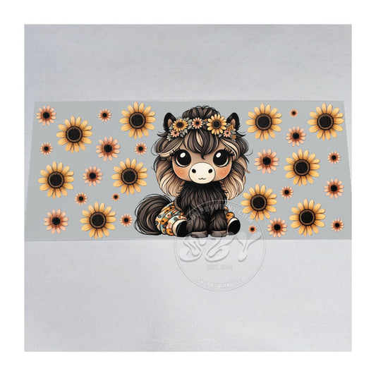 506 BABY COW SUNFLOWERS - UVDTF16OZ