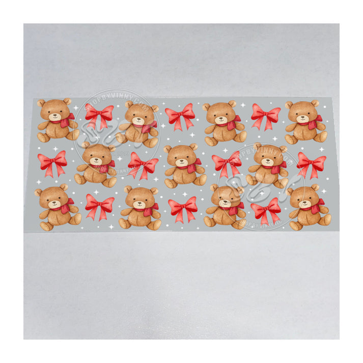 693 BEAR AND BOWS - UVDTF16OZ