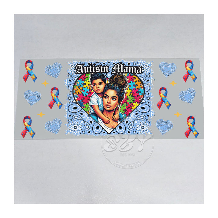 442 AUTISM MOM BOY - UVDTF16OZ