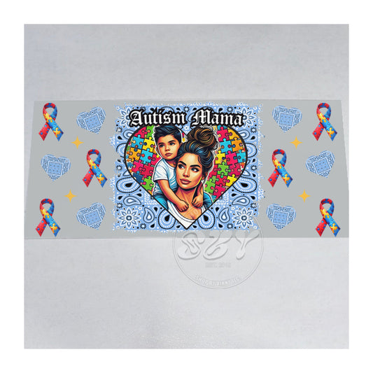 442 AUTISM MOM BOY - UVDTF16OZ
