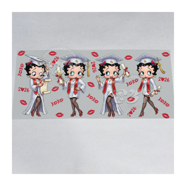 1025 BETTY BOOP GRADUATION 2026 - UVDTF16OZ