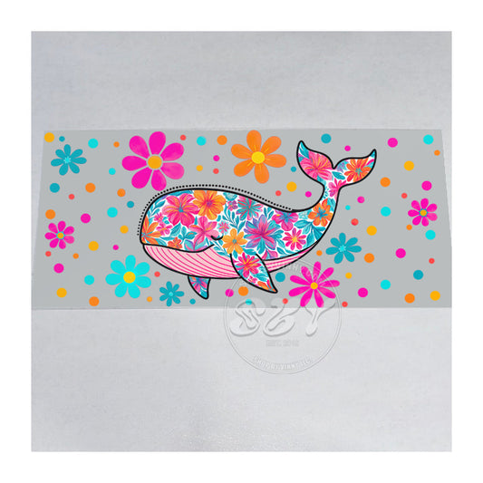 572 FLOWER WHALE - UVDTF16OZ