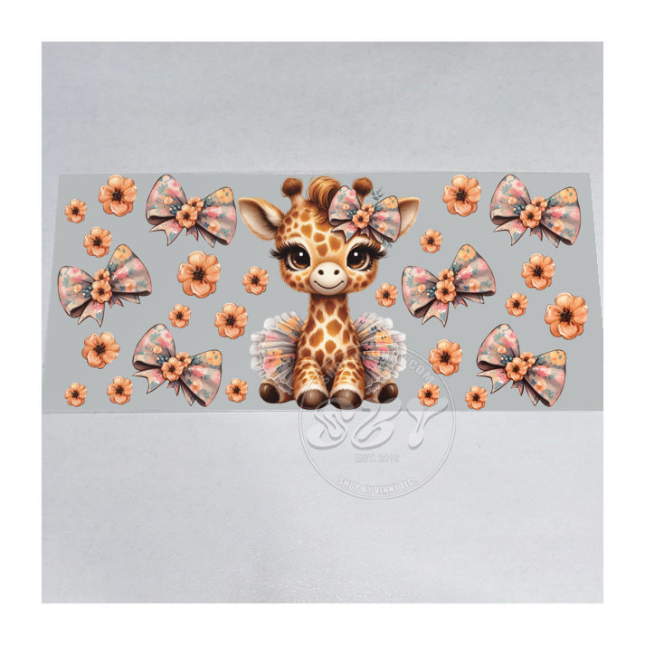 464 CUTE GIRAFFE TUTU - UVDTF16OZ