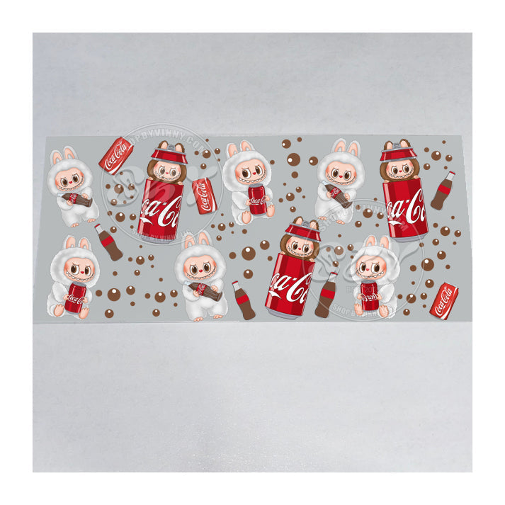 665 LABUBU COCA COLA  - UVDTF16OZ