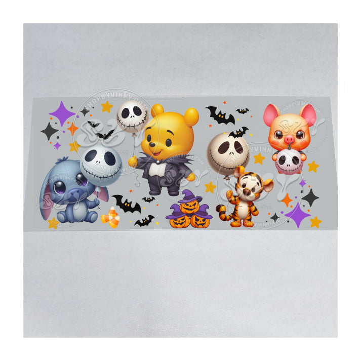 1593 POOH & FRIENDS SPOOKY JACK - UVDTF16OZ