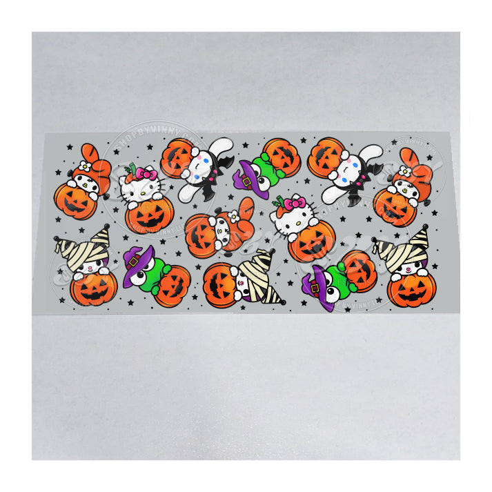 1621 HELLO KITTY FRIENDS SPOOKY - UVDTF16OZ