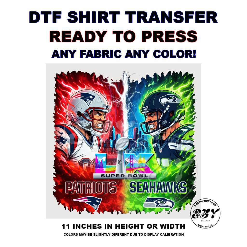 381 SEAHAWKS PATRIOTS BOWL - DTF