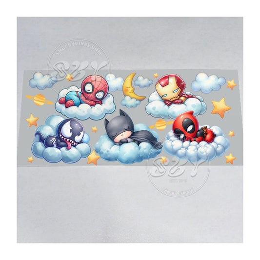 613 SUPER HEROES - UVDTF16OZ