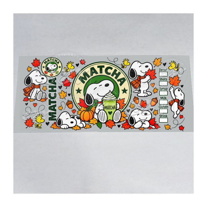 1708 SNOOPY MATCHA - UVDTF16OZ
