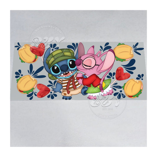 634 STITCH AND ANGEL CHAVO LA CHILINDRINA - UVDTF16OZ