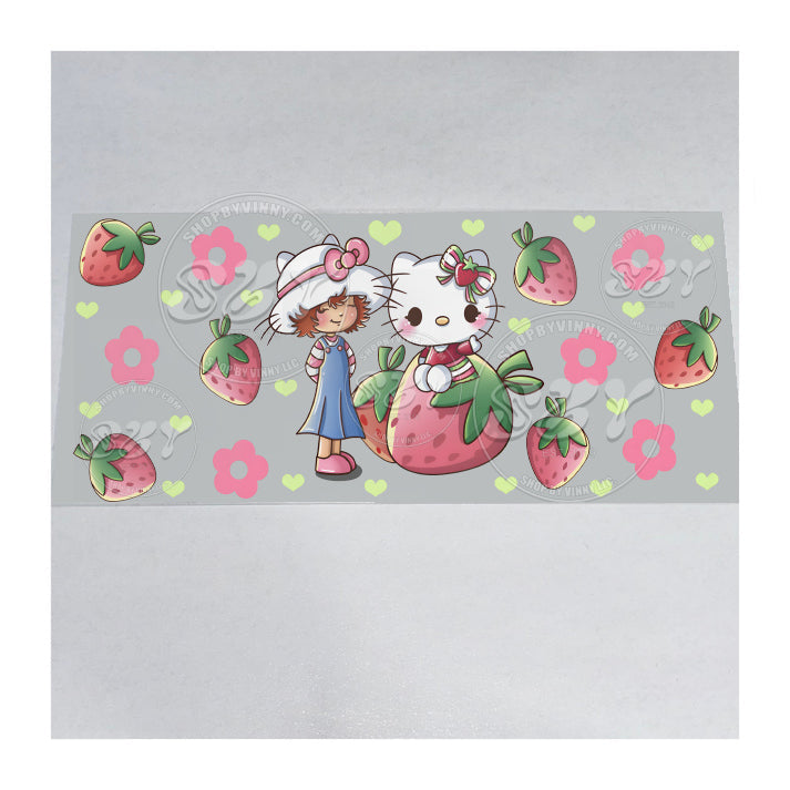 1228 HELLO KITTY STRAWBERRY SHORTCAKE - UVDTF16OZ