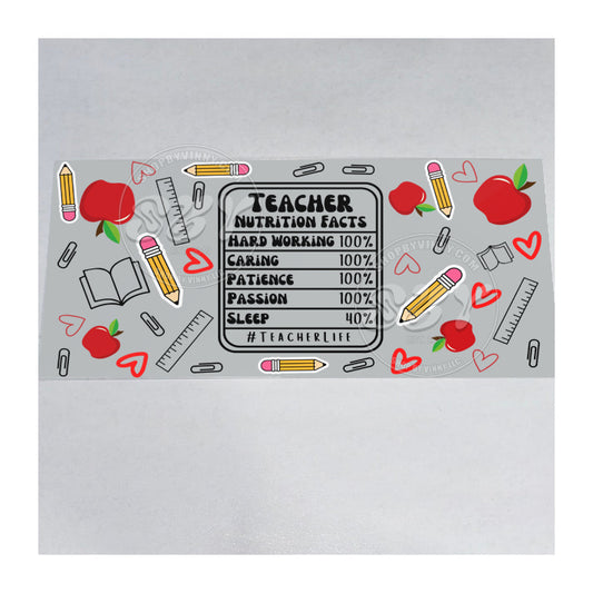 656 TEACHER  - UVDTF16OZ