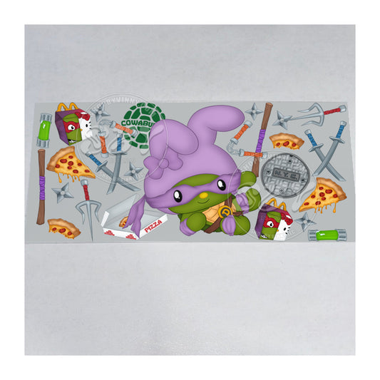 649 HELLO KITTY X NINJA TURTLES  - UVDTF16OZ