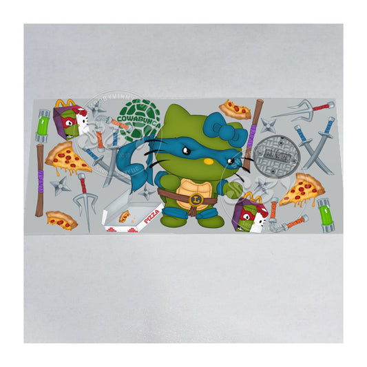 650 HELLO KITTY X NINJA TURTLES  - UVDTF16OZ