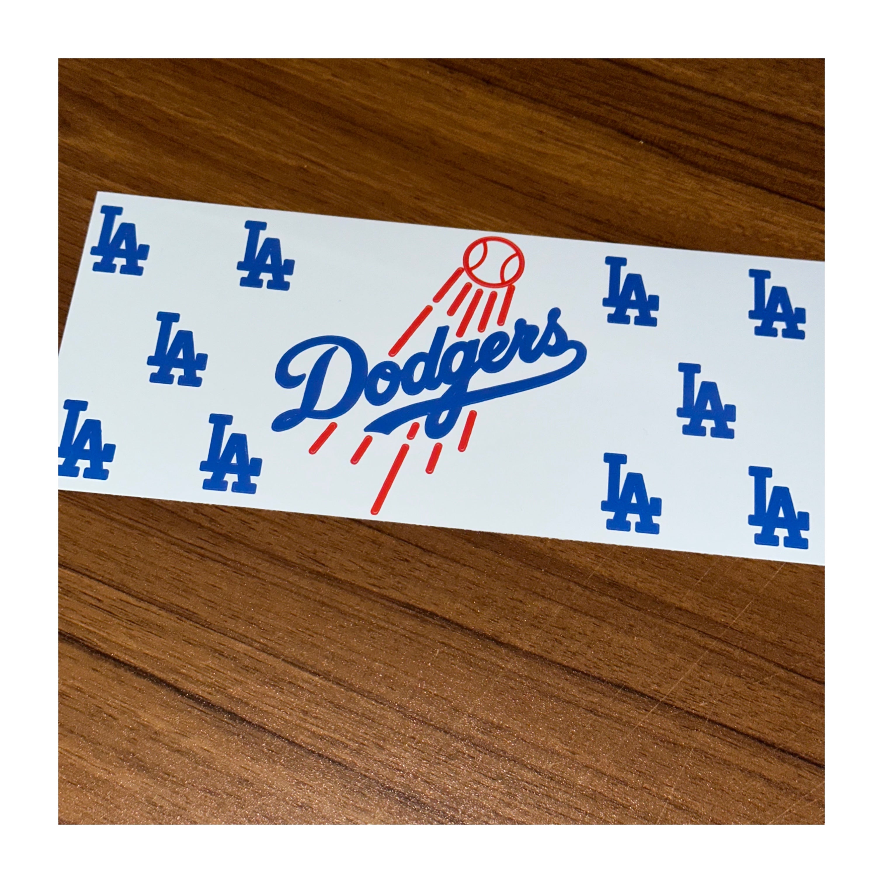 Baseball LA Dodgers- 16oz Glass Beer Can Wrap - Printable Vinyl – SHOP BY  VINNY LLC