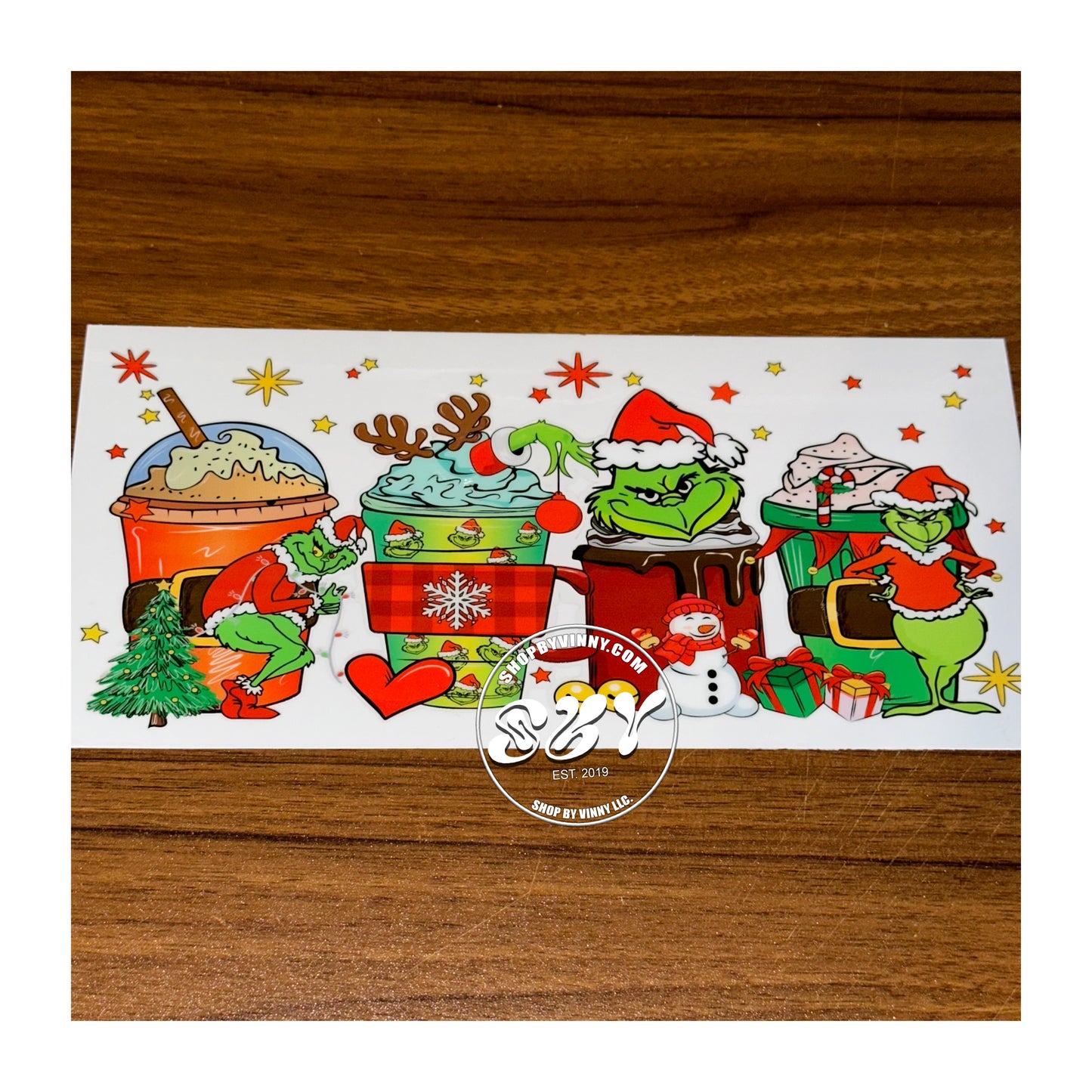 #091 GRINCH LATTE CHRISTMAS - UVDTF16OZ