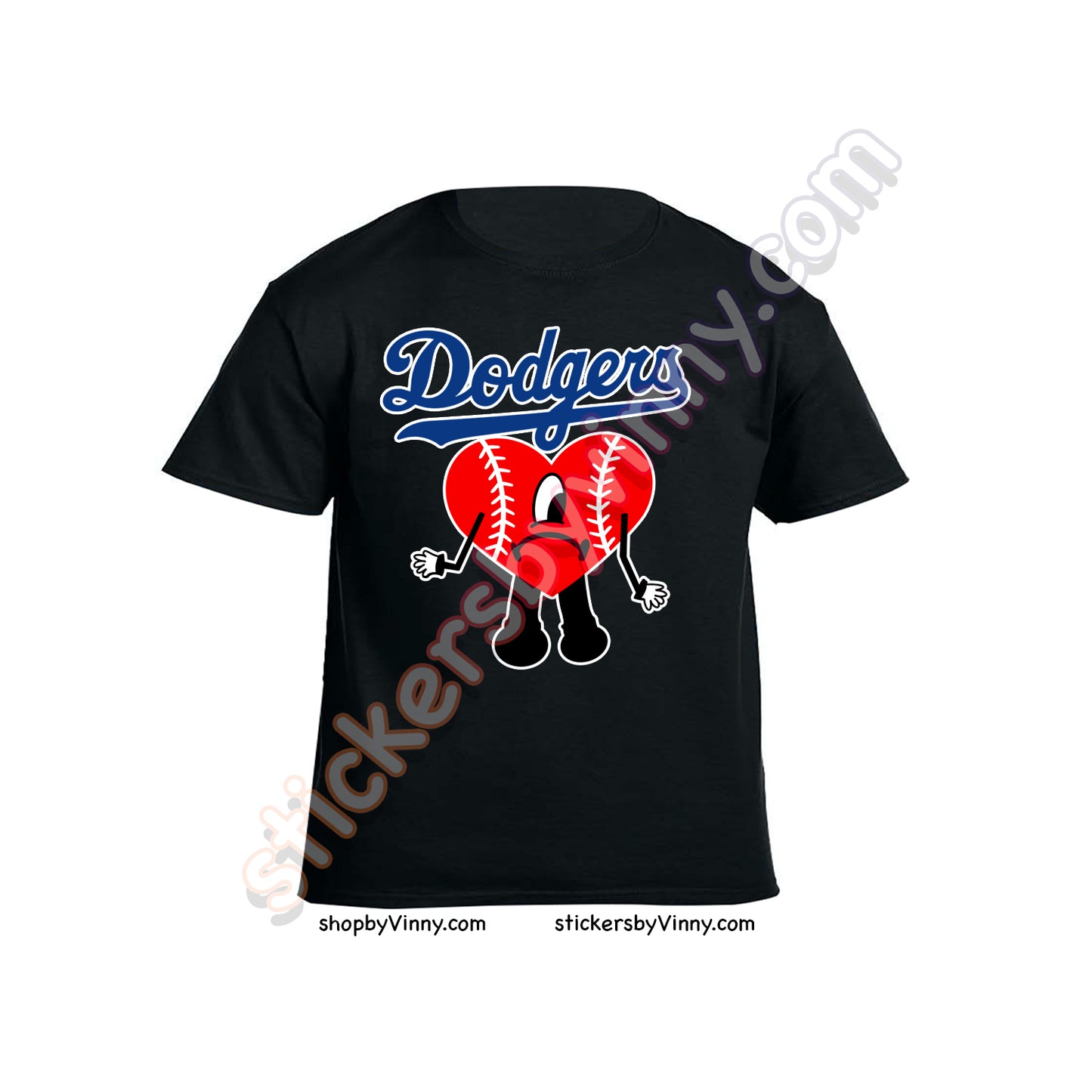 Baseball Team - Sad Heart - T-Shirt