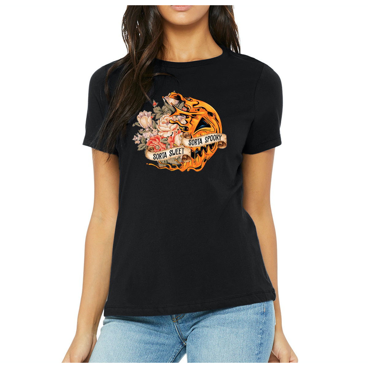 Sorta Sweet Sorta Spooky - Black - T-Shirt