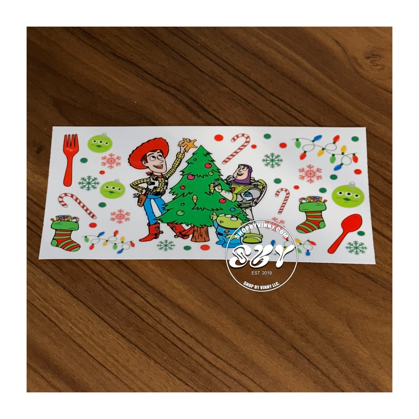 #280 TOY STORY XMAS - UVDTF16OZ