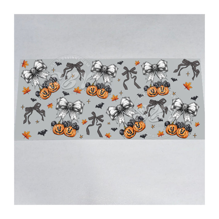 699 SPOOKY BOWS AND MOUSE PUMPKINS - UVDTF16OZ