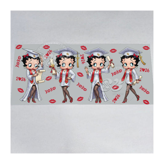 1025 BETTY BOOP GRADUATION 2026 - UVDTF16OZ