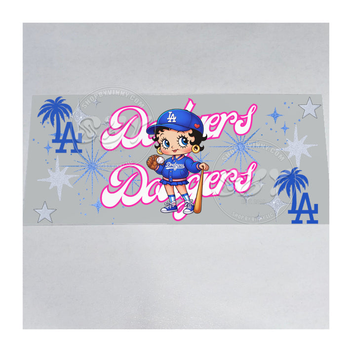 1023 BETTY BOOP DODGERS - UVDTF16OZ