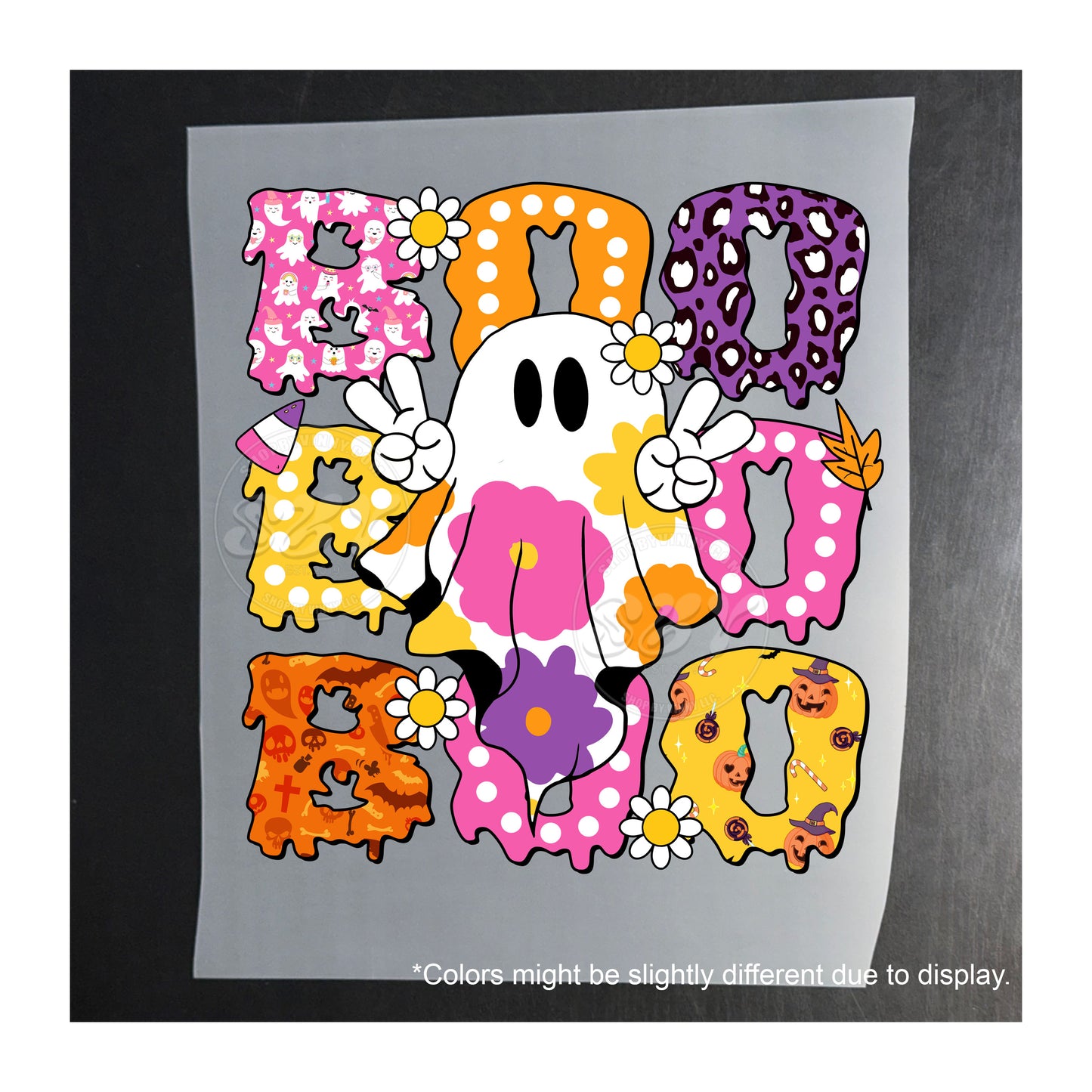 204 BOO BOO FLOWER GHOST - DTF