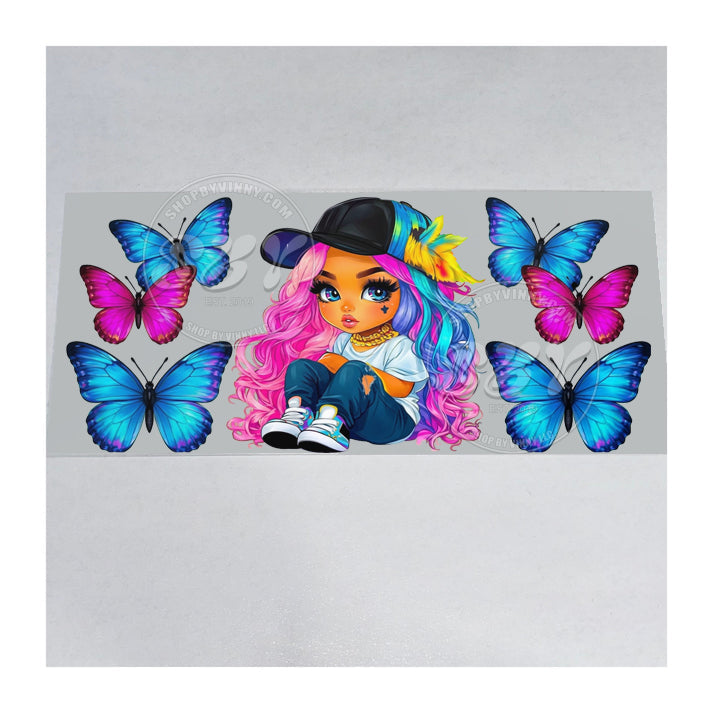 1038 BUTTERFLY GIRL - UVDTF16OZ