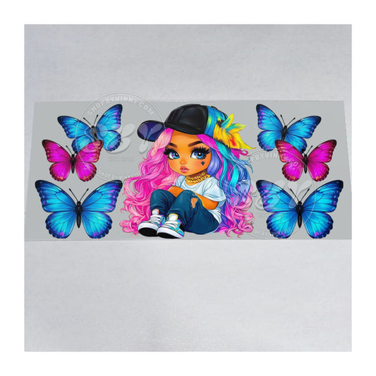 1038 BUTTERFLY GIRL - UVDTF16OZ