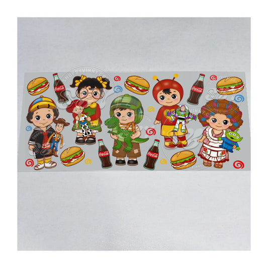 1472 CHAVO & FRIENDS X TOY STORY - UVDTF16OZ