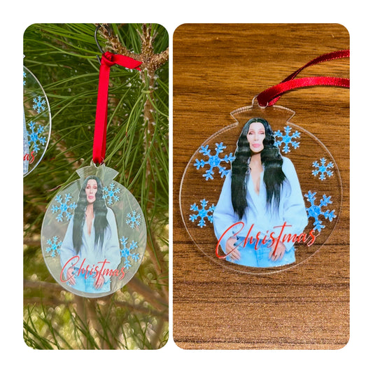 CHER CHRISTMAS ORNAMENT