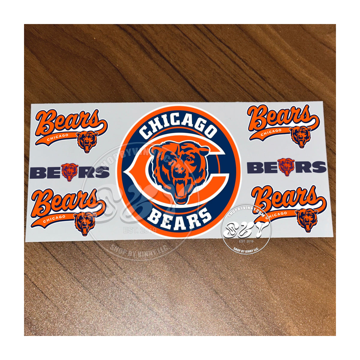 Chicago Bears HTV Heat Transfer Vinyl – Iron On, NOT A Patch