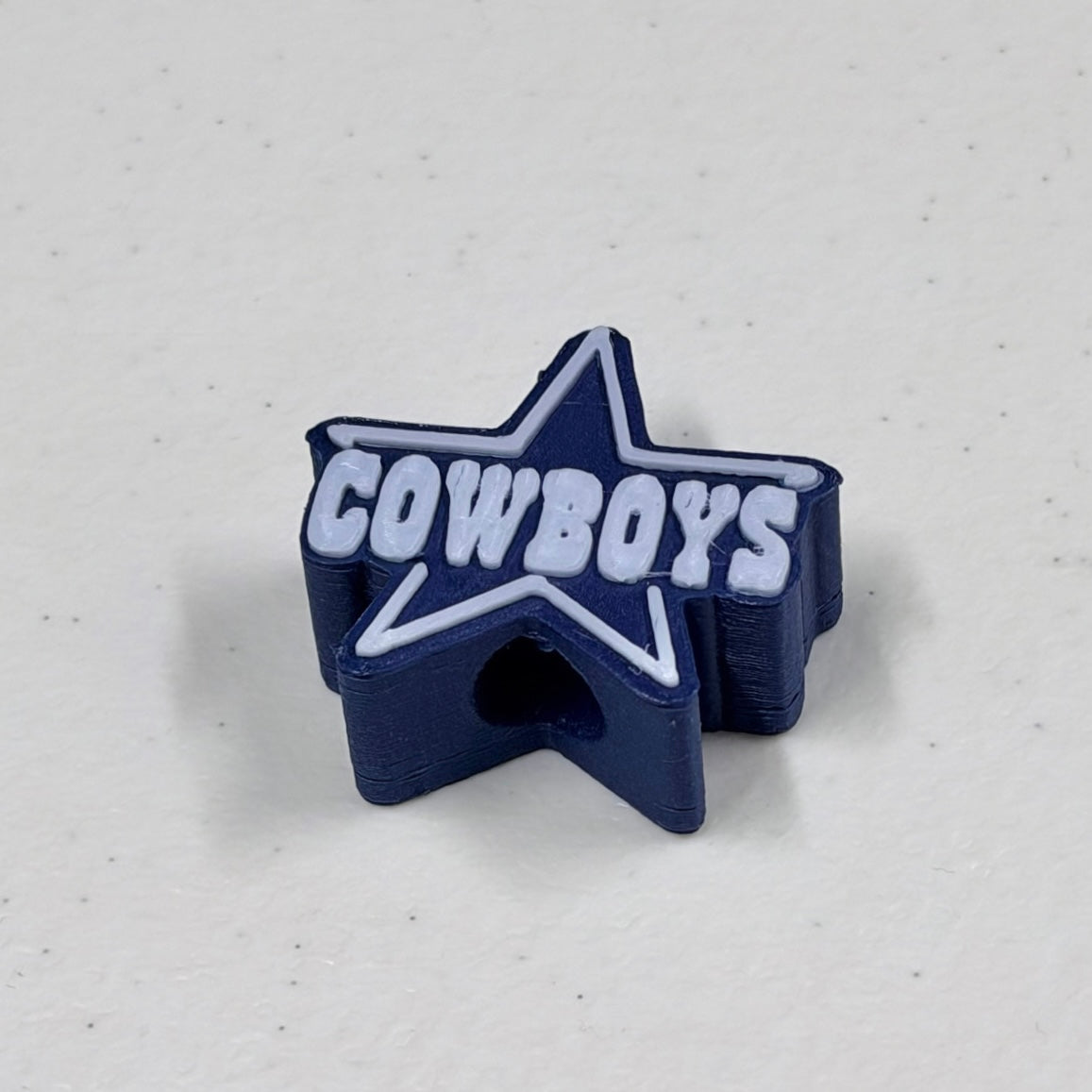 12 PCS - COWBOYS - STRAW TOPPERS