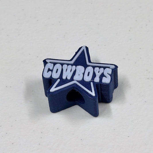 12 PCS - COWBOYS - STRAW TOPPERS