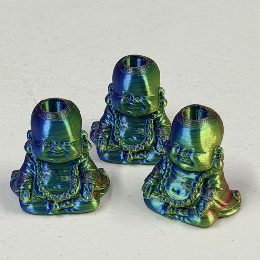 12 PCS - BUDDHA - STRAW TOPPERS