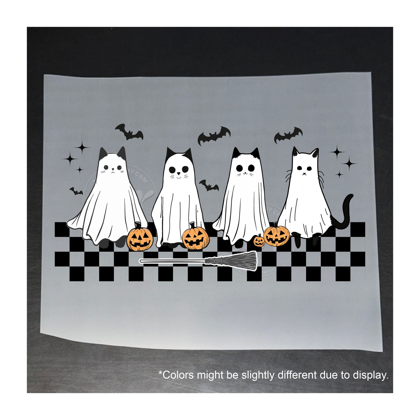 141 SPOOKY CATS GHOST - DTF