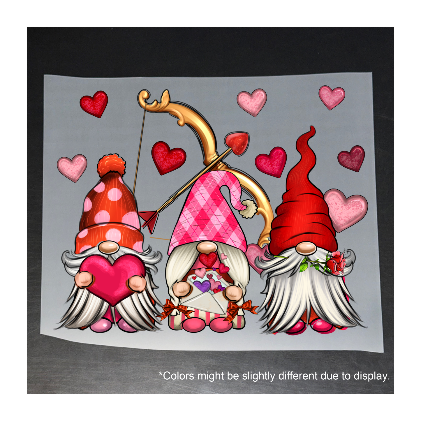 027 GNOMES CUPID Valentines Day - DTF