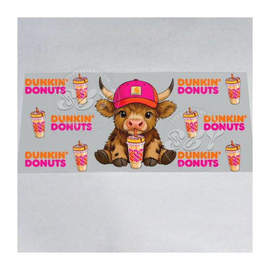 1173 HIGHLAND COW DUNKIN - UVDTF16OZ