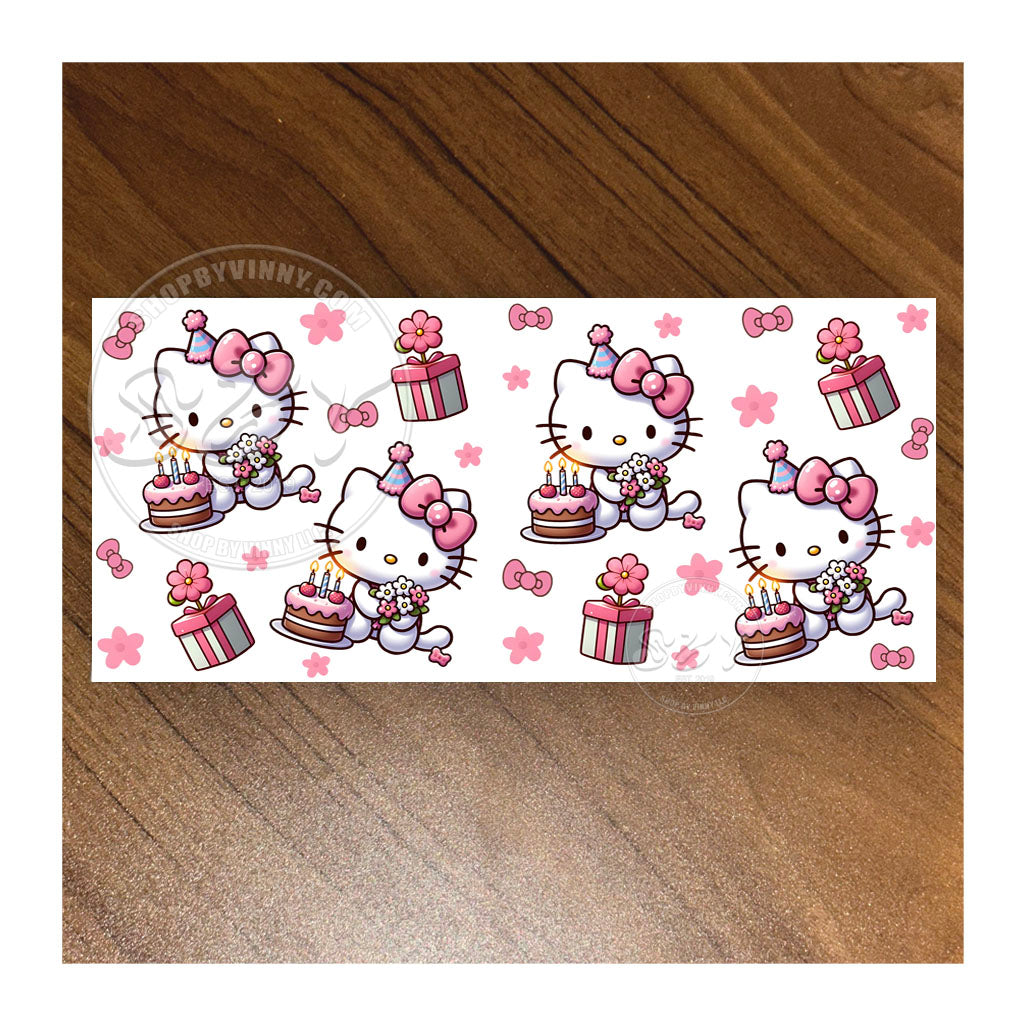 #142 HELLO KITTY BIRTHDAY CAKE - UVDTF16OZ