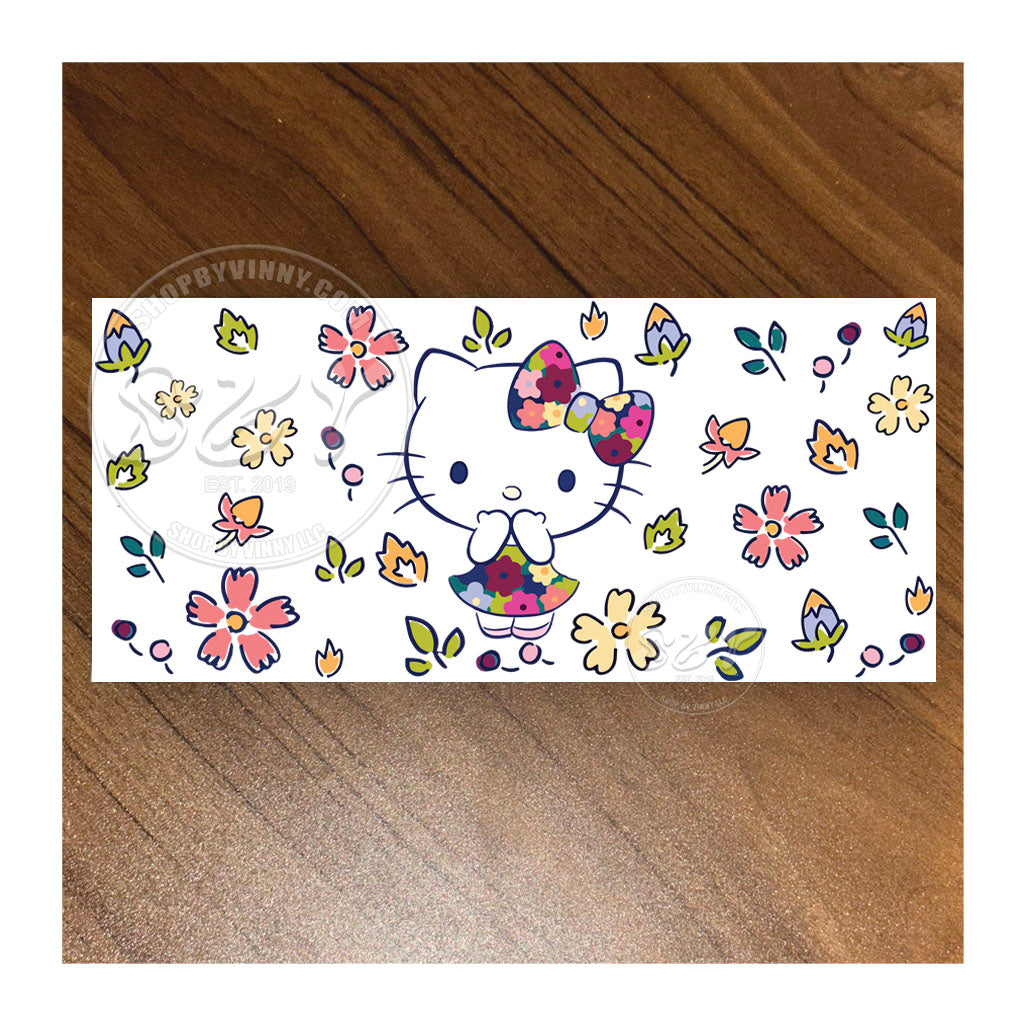 #149 HELLO KITTY FLOWERS - UVDTF16OZ