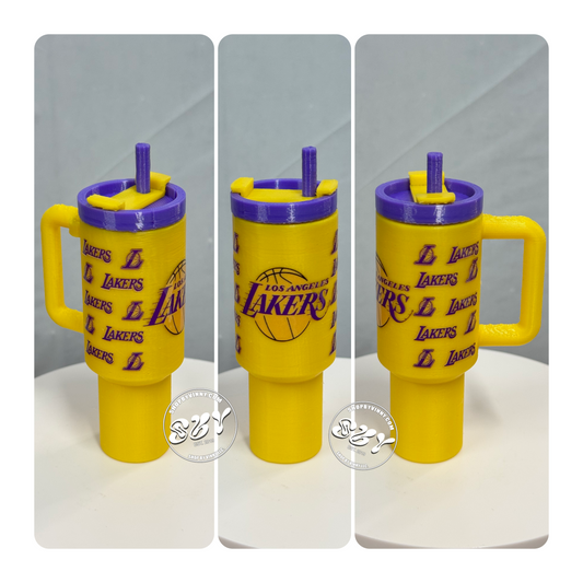 Lakers Stanley Chapstick Keychain