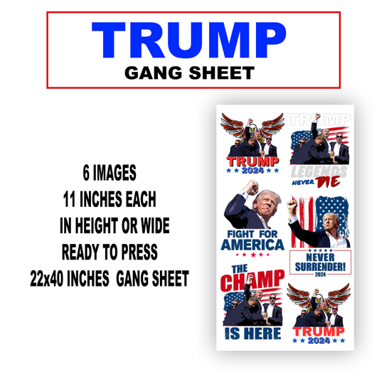 TRUMP GANG SHEET #2