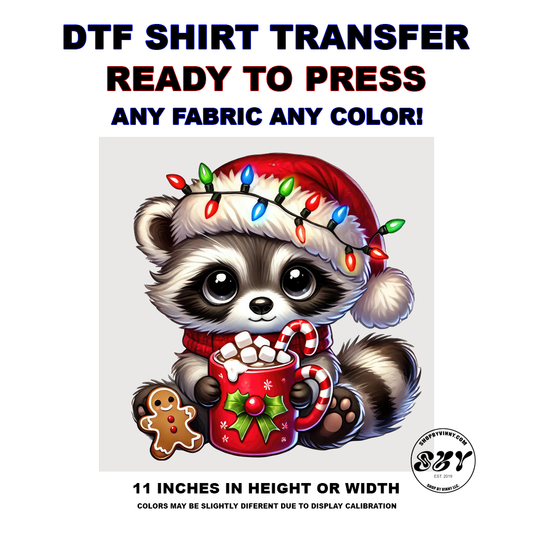 325 RACCOON AND HOT COCOA - DTF