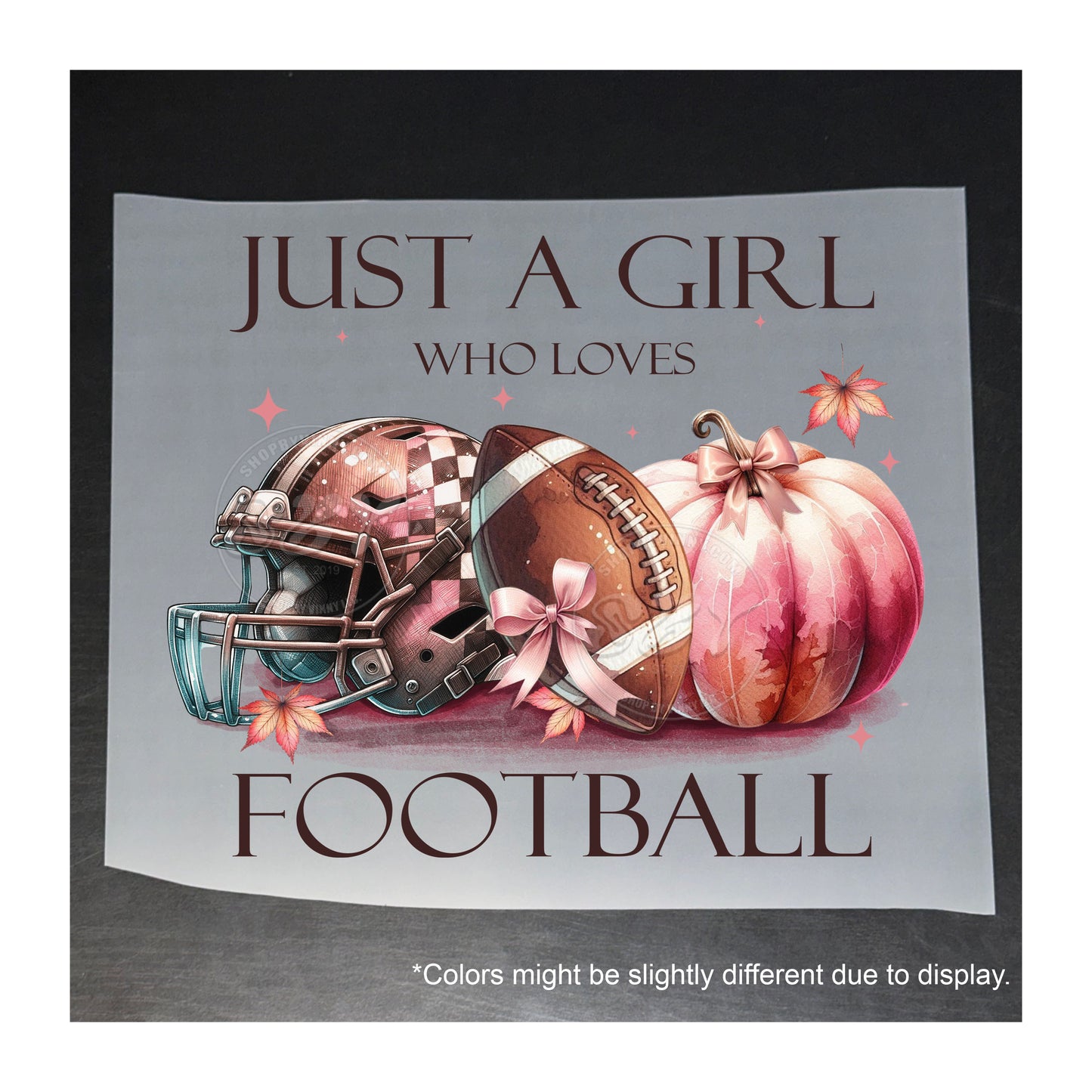 249 JUST A GIRL WHO LOVES FOOTBALL - DTF