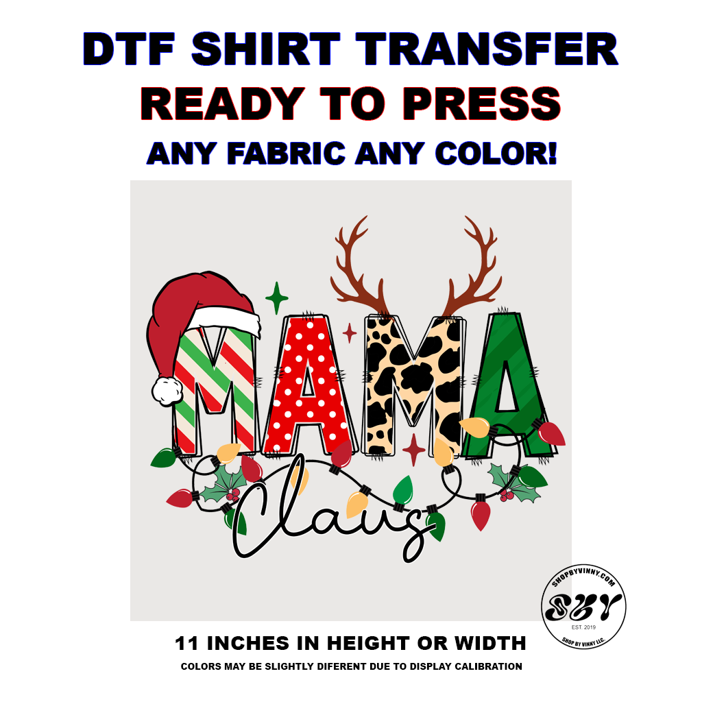 323 MAMA CLAUS - DTF