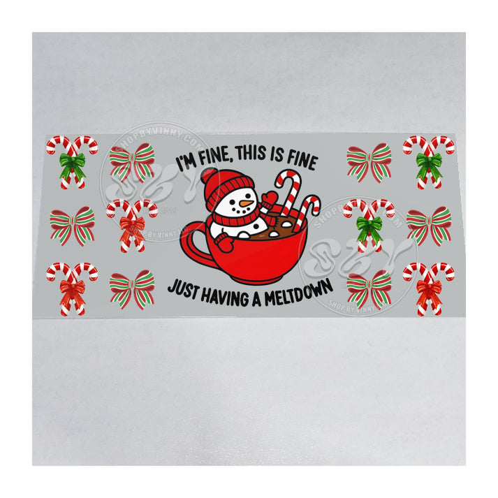 793 MELTDOWN SNOWMAN - UVDTF16OZ