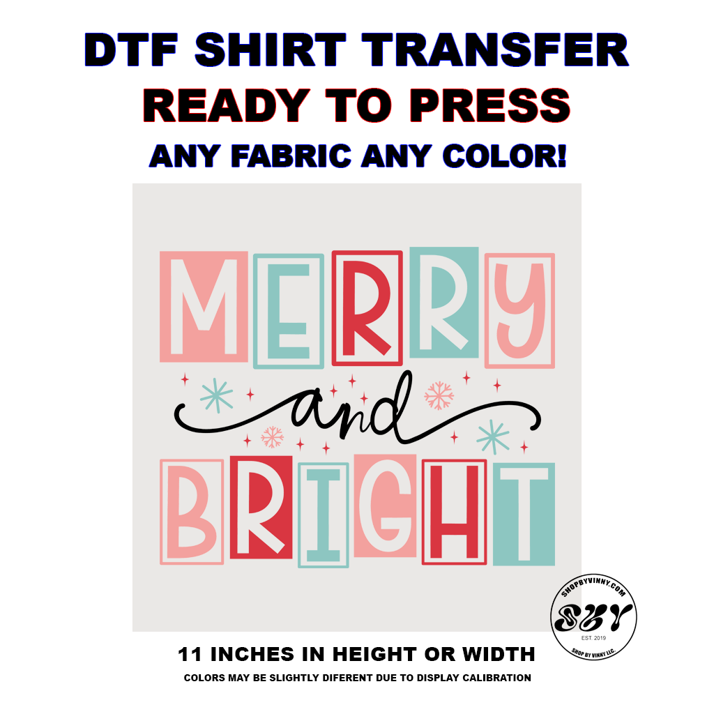 320 MERRY AND BRIGHT - DTF